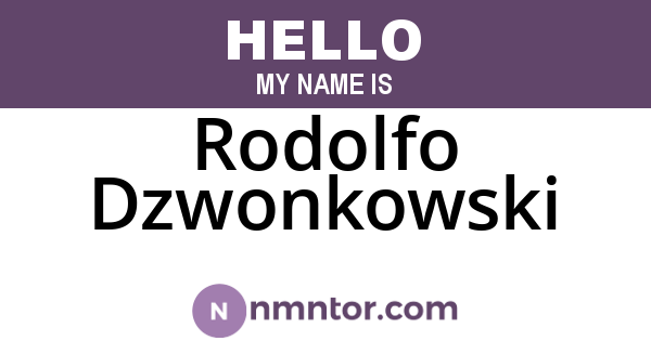 Rodolfo Dzwonkowski