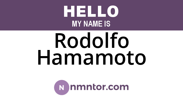 Rodolfo Hamamoto