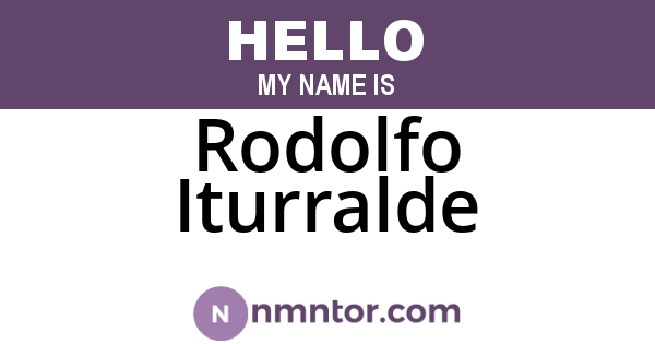 Rodolfo Iturralde