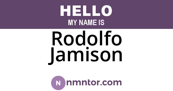 Rodolfo Jamison