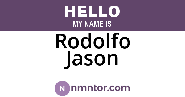 Rodolfo Jason