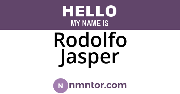 Rodolfo Jasper