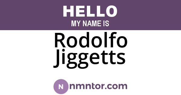 Rodolfo Jiggetts