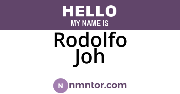 Rodolfo Joh