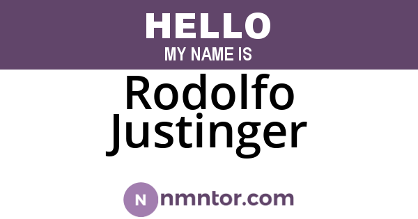 Rodolfo Justinger