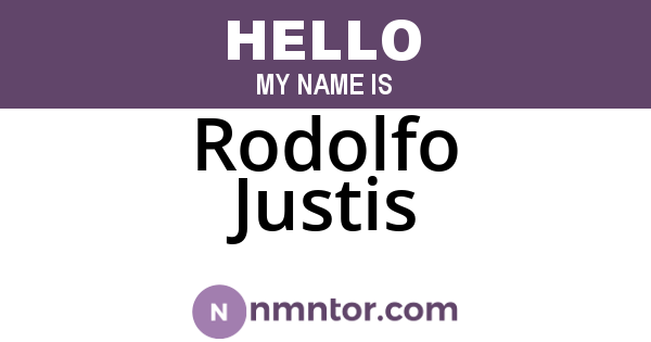 Rodolfo Justis