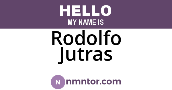 Rodolfo Jutras