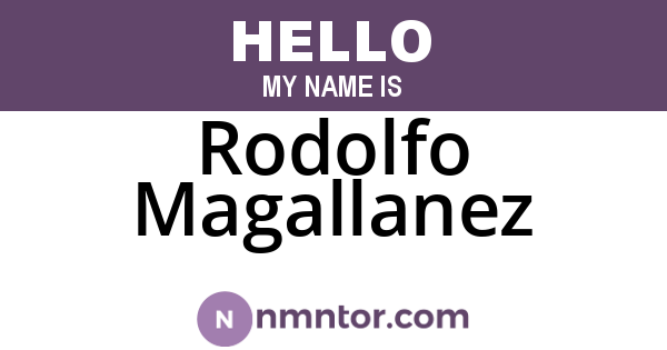 Rodolfo Magallanez