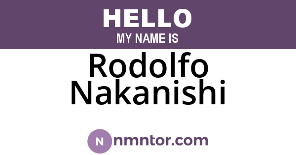 Rodolfo Nakanishi