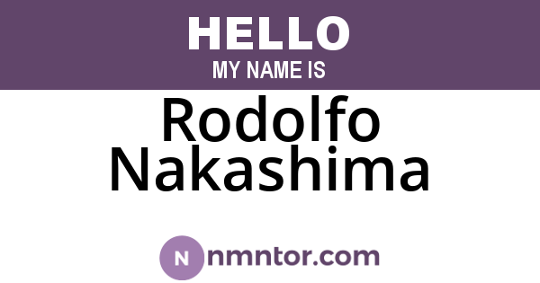 Rodolfo Nakashima
