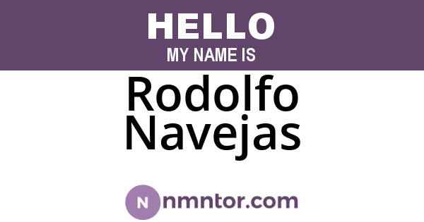 Rodolfo Navejas
