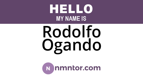 Rodolfo Ogando