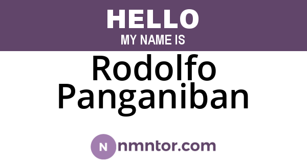 Rodolfo Panganiban
