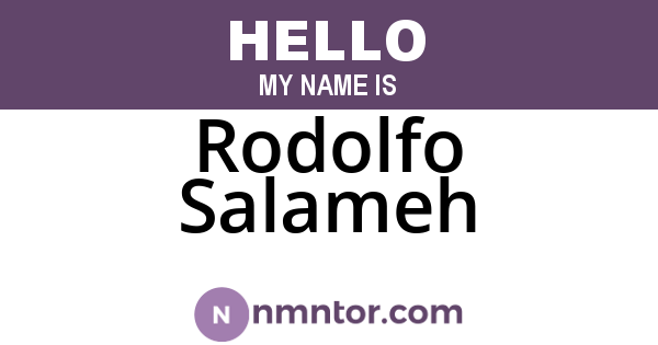 Rodolfo Salameh