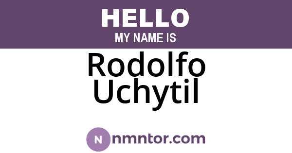 Rodolfo Uchytil