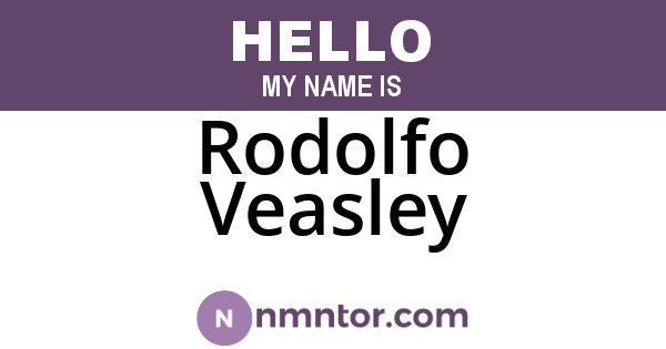 Rodolfo Veasley