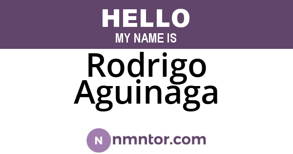 Rodrigo Aguinaga