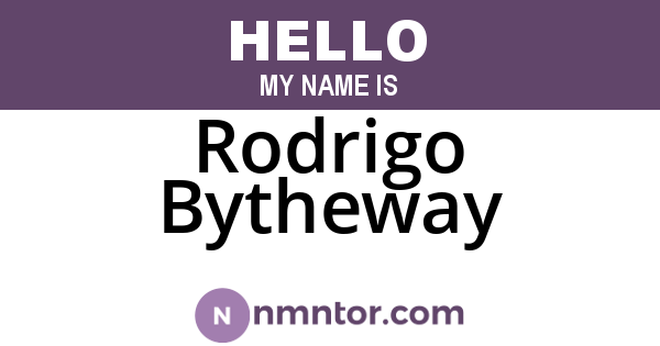 Rodrigo Bytheway