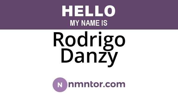 Rodrigo Danzy
