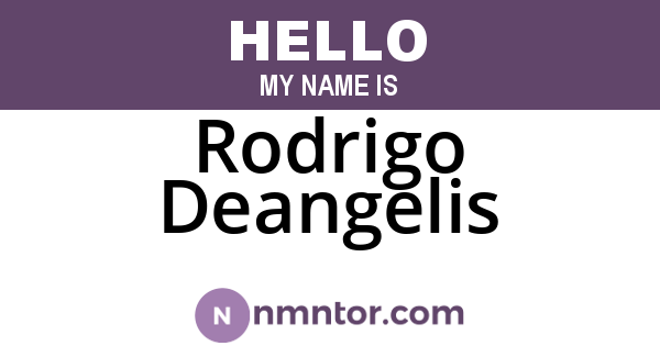 Rodrigo Deangelis