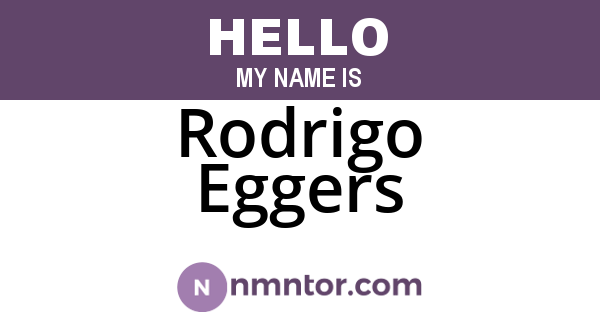 Rodrigo Eggers