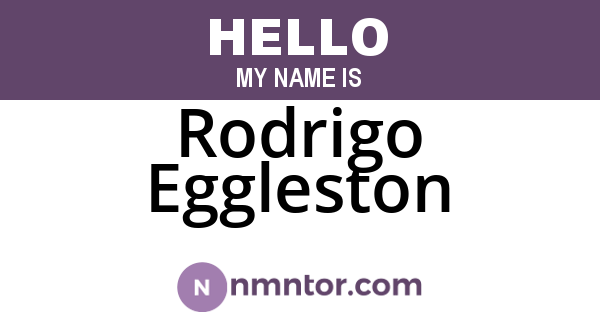 Rodrigo Eggleston