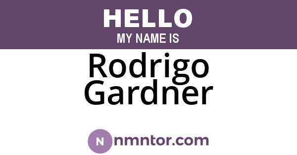 Rodrigo Gardner