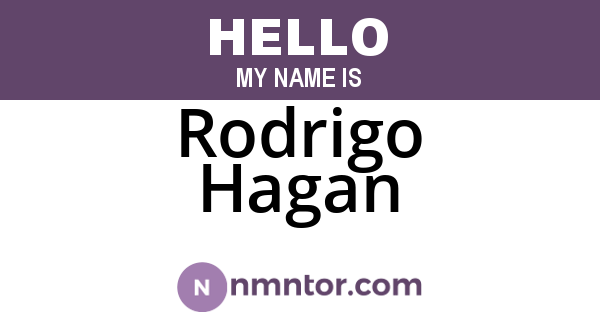 Rodrigo Hagan