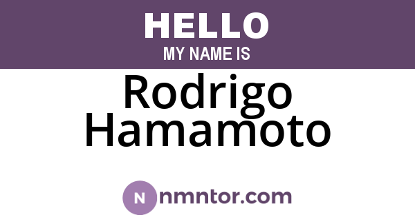 Rodrigo Hamamoto