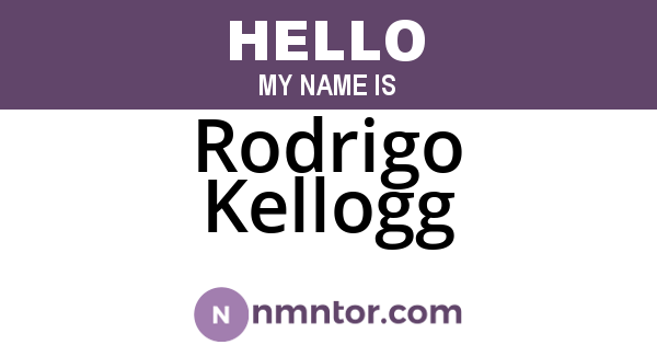 Rodrigo Kellogg