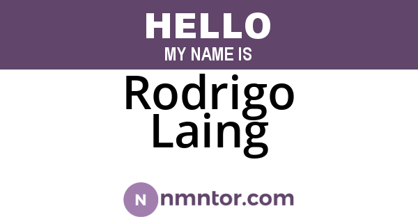 Rodrigo Laing