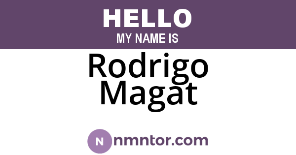 Rodrigo Magat