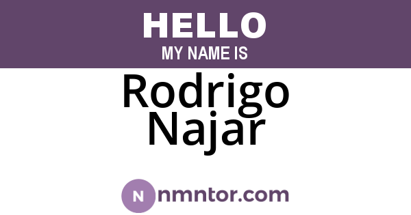 Rodrigo Najar