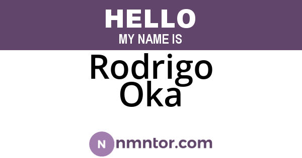 Rodrigo Oka