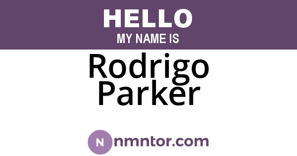 Rodrigo Parker