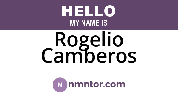 Rogelio Camberos