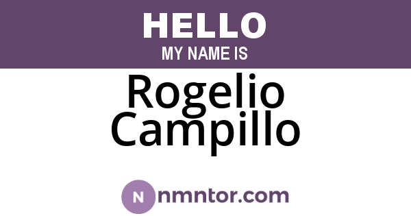 Rogelio Campillo