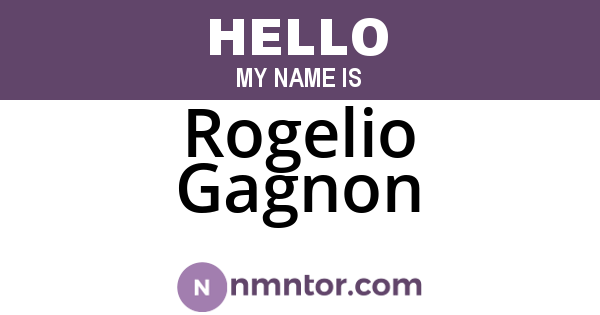 Rogelio Gagnon