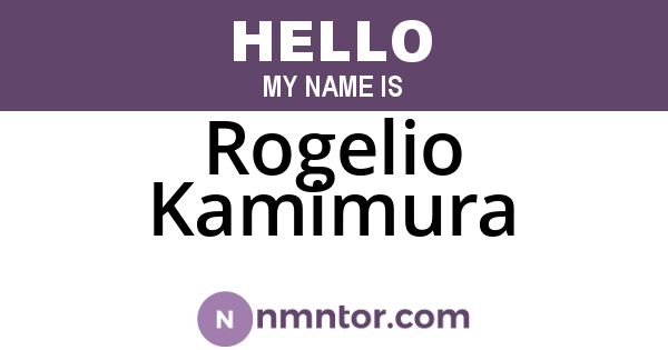 Rogelio Kamimura