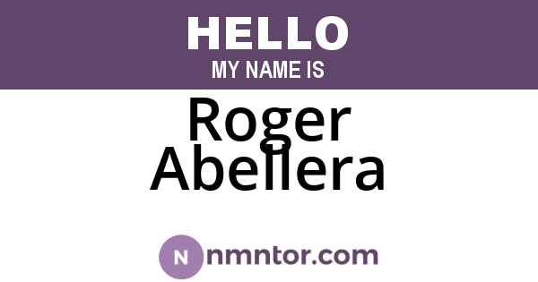 Roger Abellera