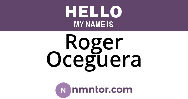 Roger Oceguera