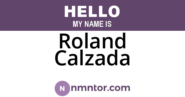 Roland Calzada