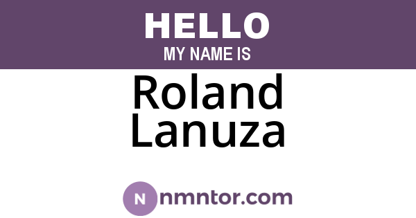 Roland Lanuza