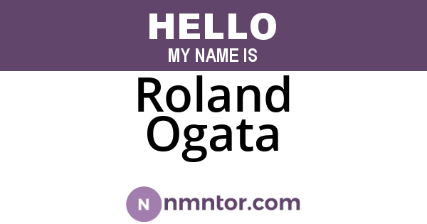 Roland Ogata
