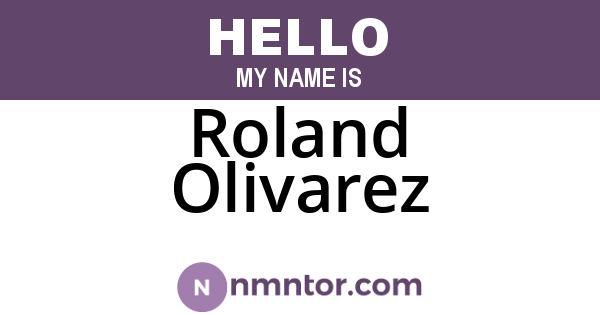 Roland Olivarez