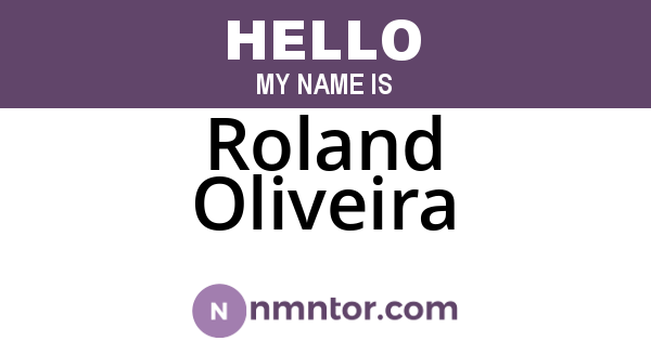 Roland Oliveira