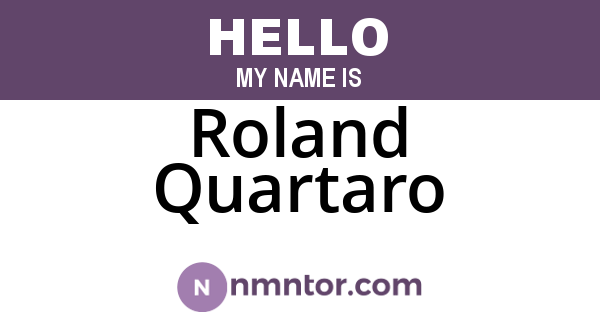 Roland Quartaro