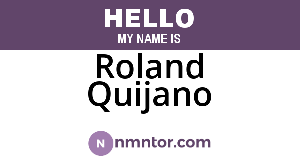 Roland Quijano