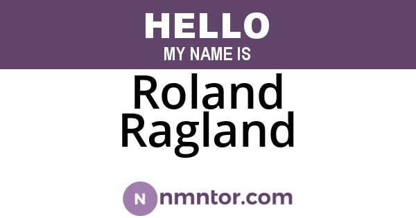 Roland Ragland