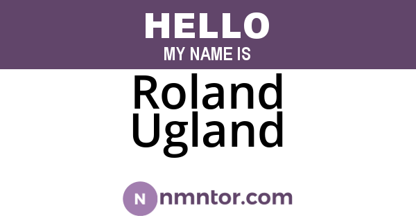 Roland Ugland